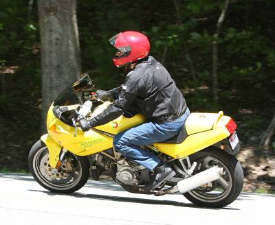 The Yellow Ducati
